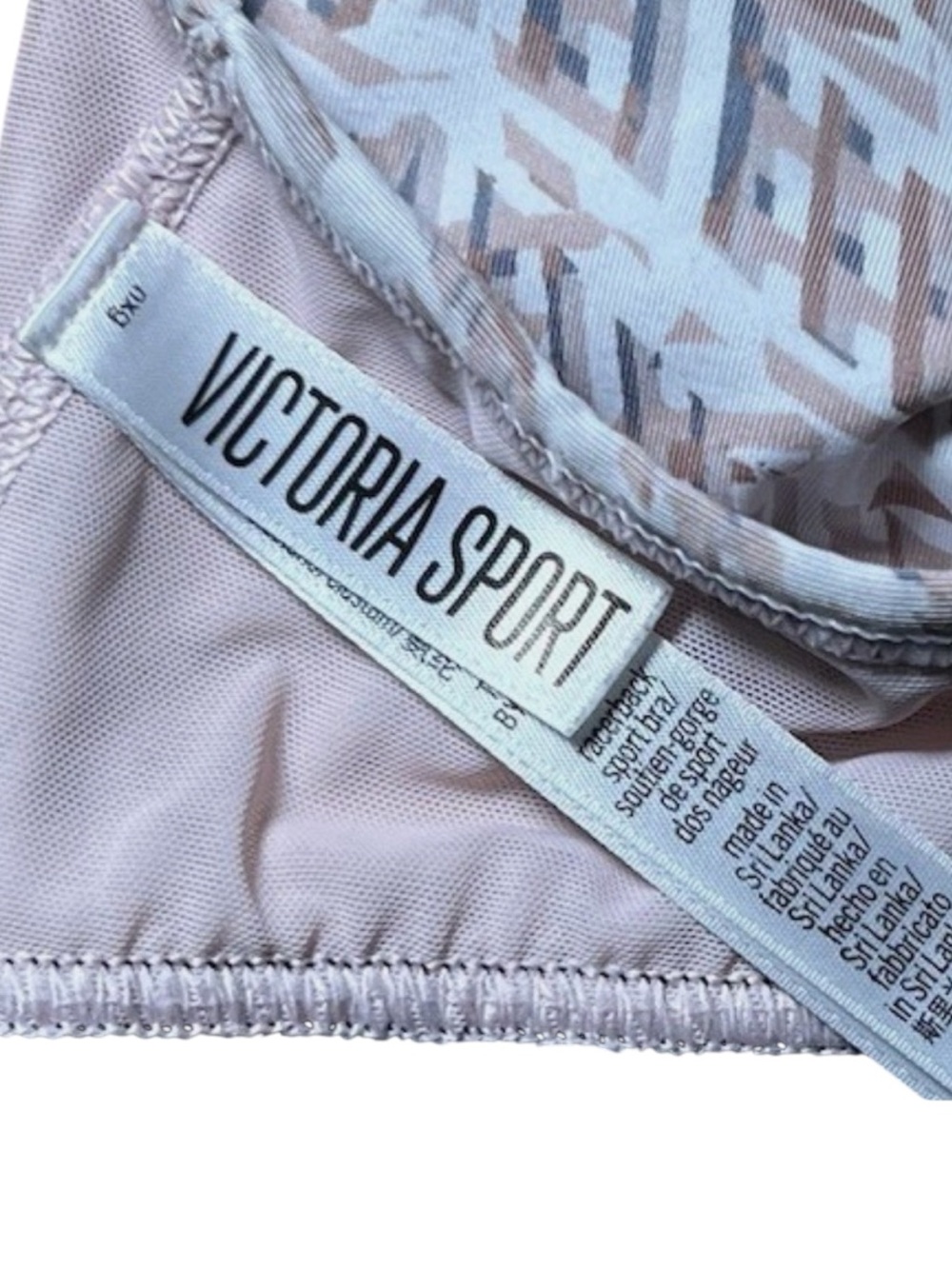 VICTORIA’s SECRET SPORT "The Workout" Criss-cross Racerback Top Size M - Picture 4 of 5
